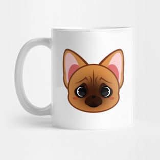 Cute Brown French Bulldog Mug